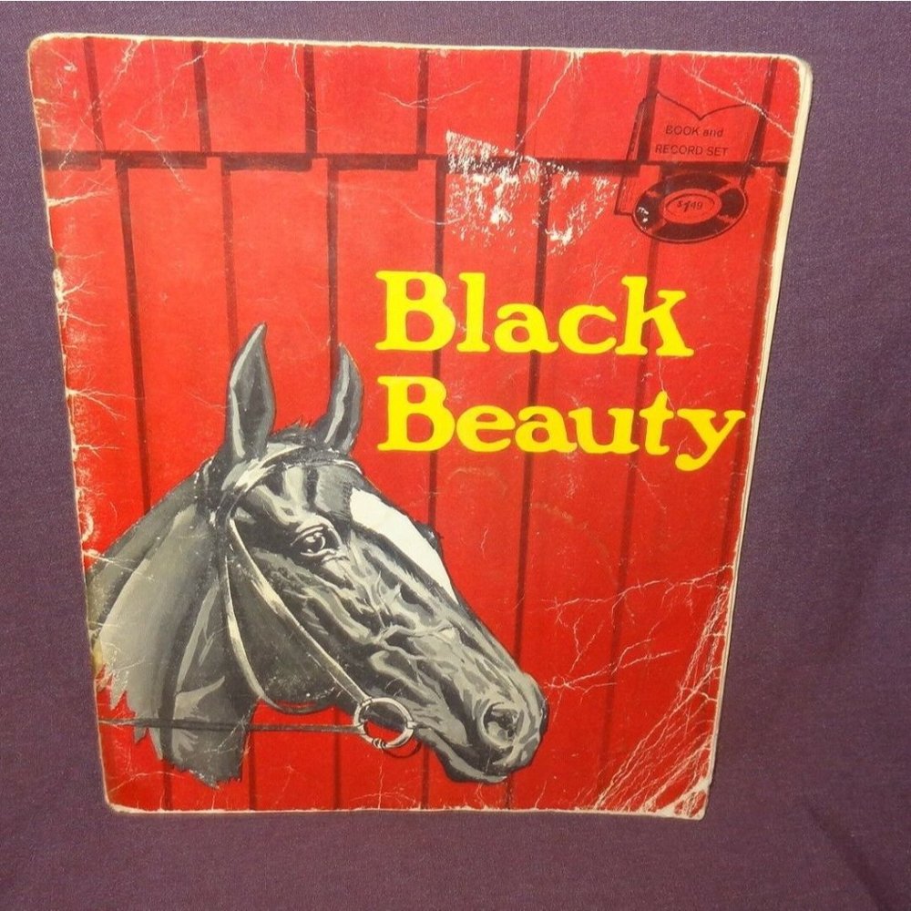 Vintage Black Beauty Paperback Book 1970 Education